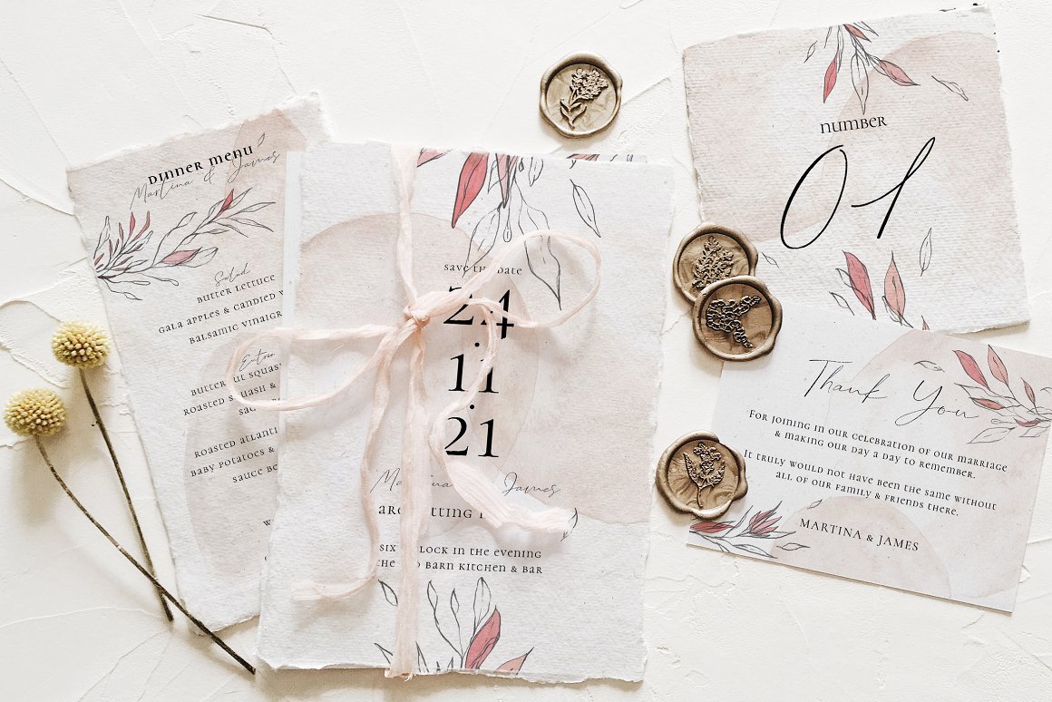 Blush & Foliage Wedding Suite